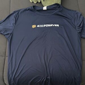 Blue Short Sleeve Crew Neck Tee